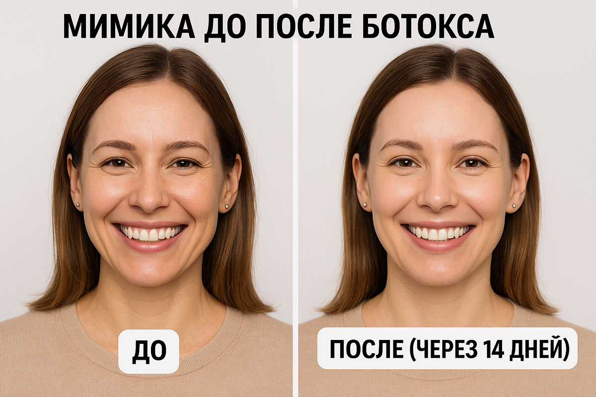 Ботокс до и после