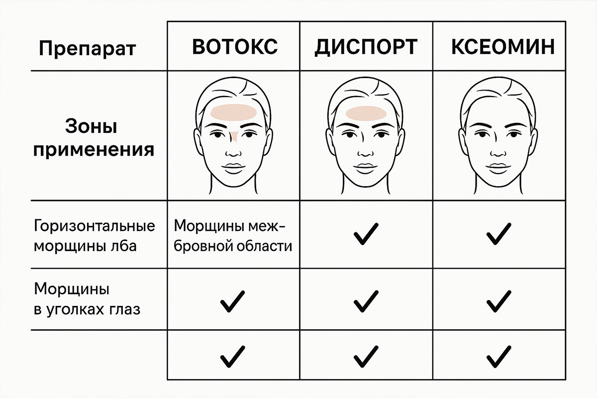 Ботокс в лоб