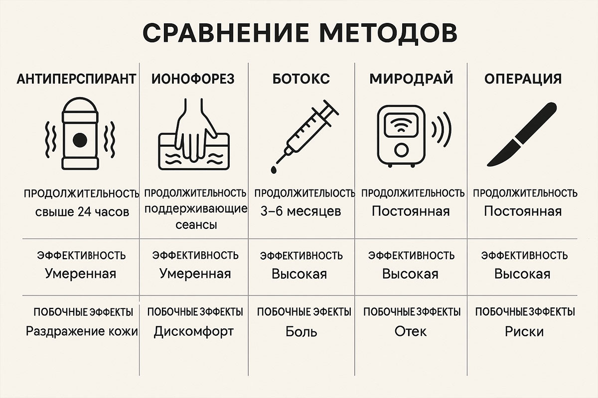 Чрезмерное потоотделение