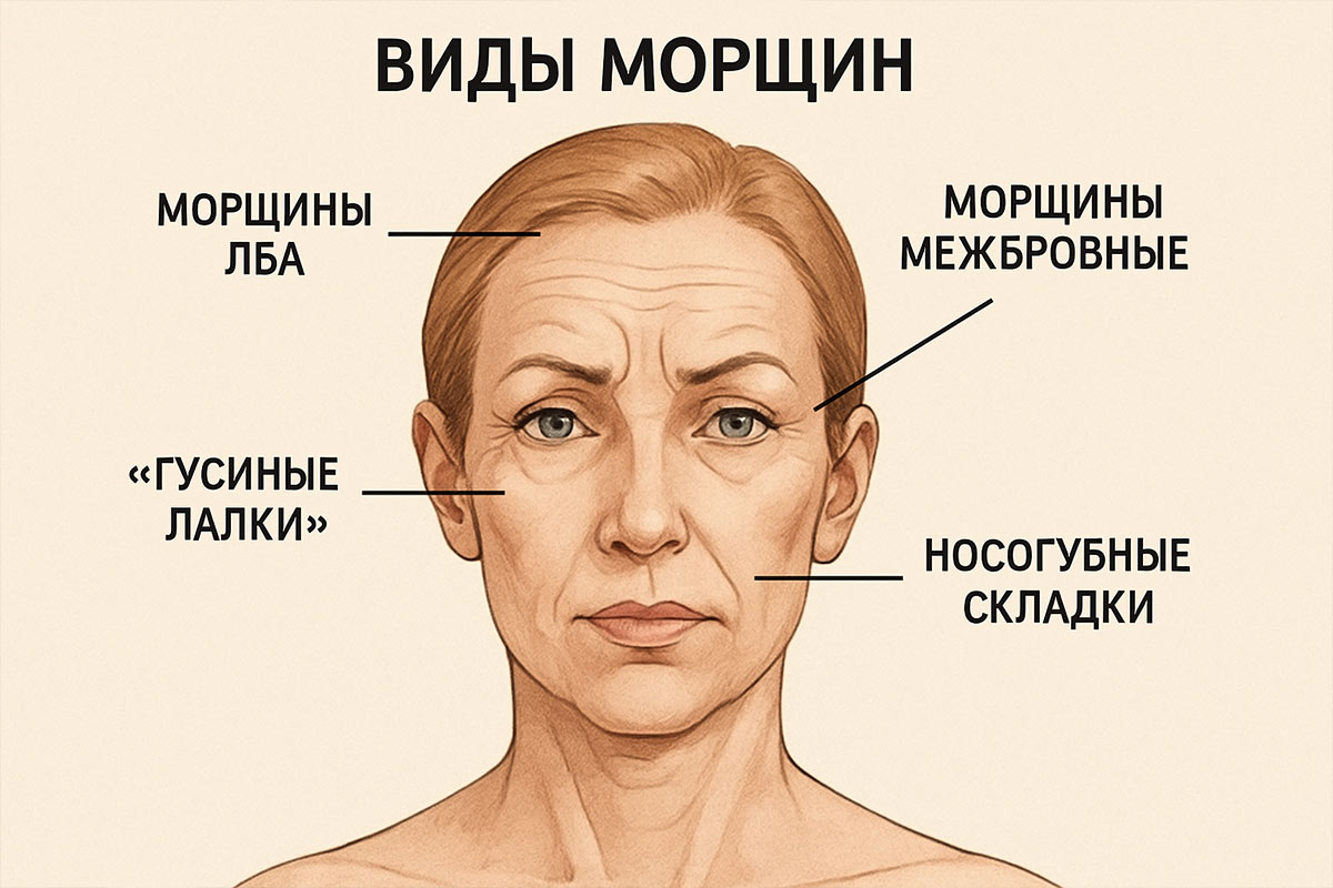 Морщины на коже