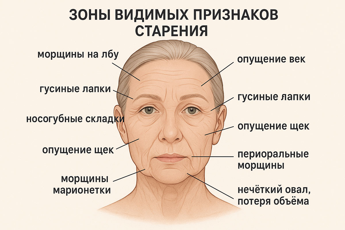 Видимые признаки старения