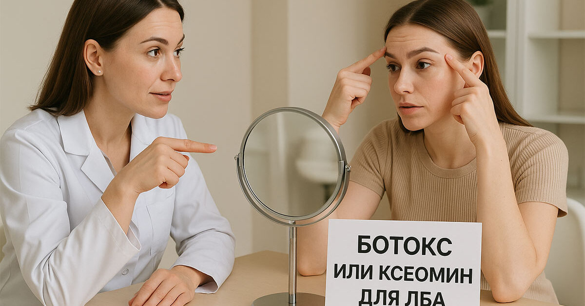 Ботокс или ксеомин для лба