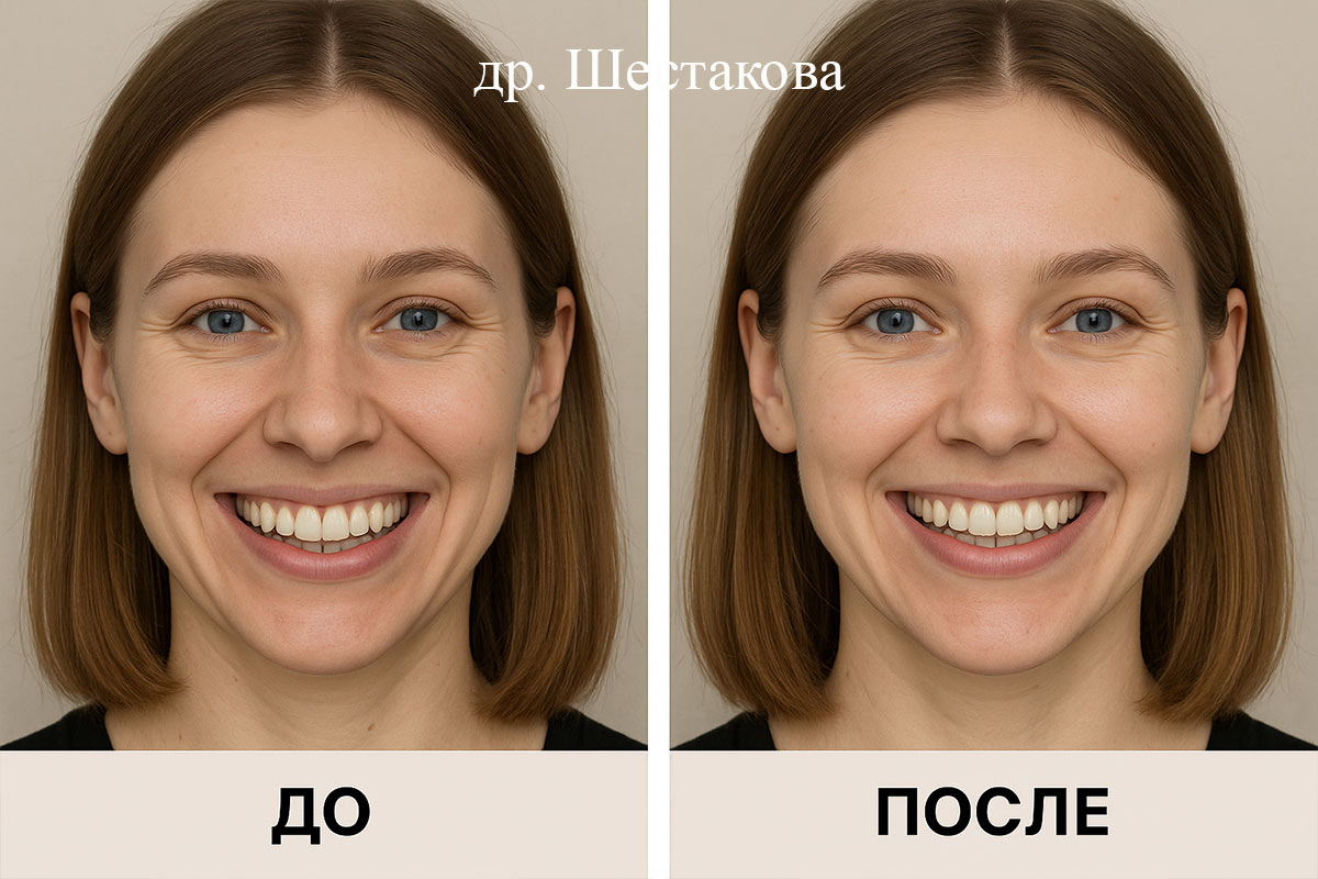 Ботокс в кончик носа до и после