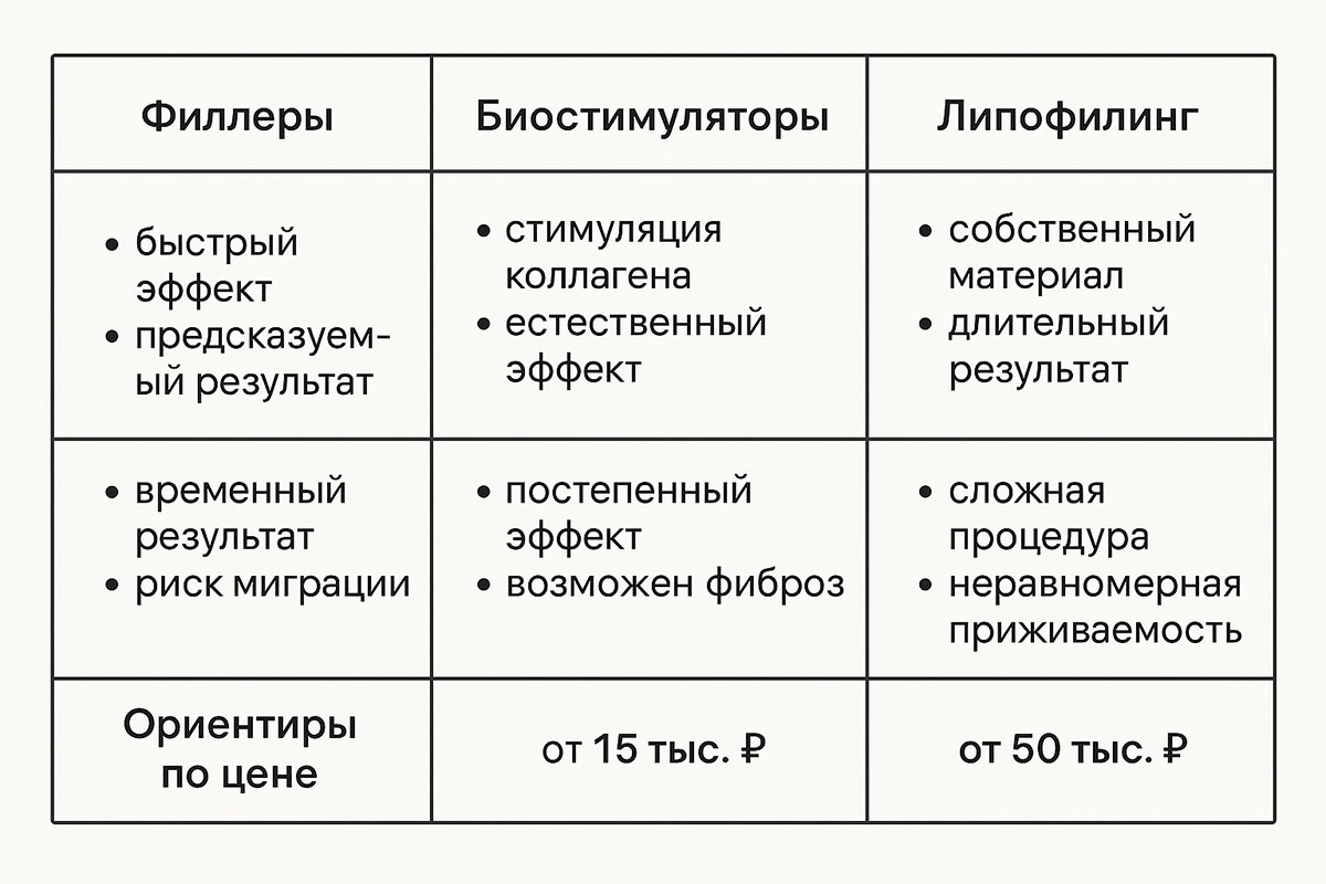 Что приводит к потере объема