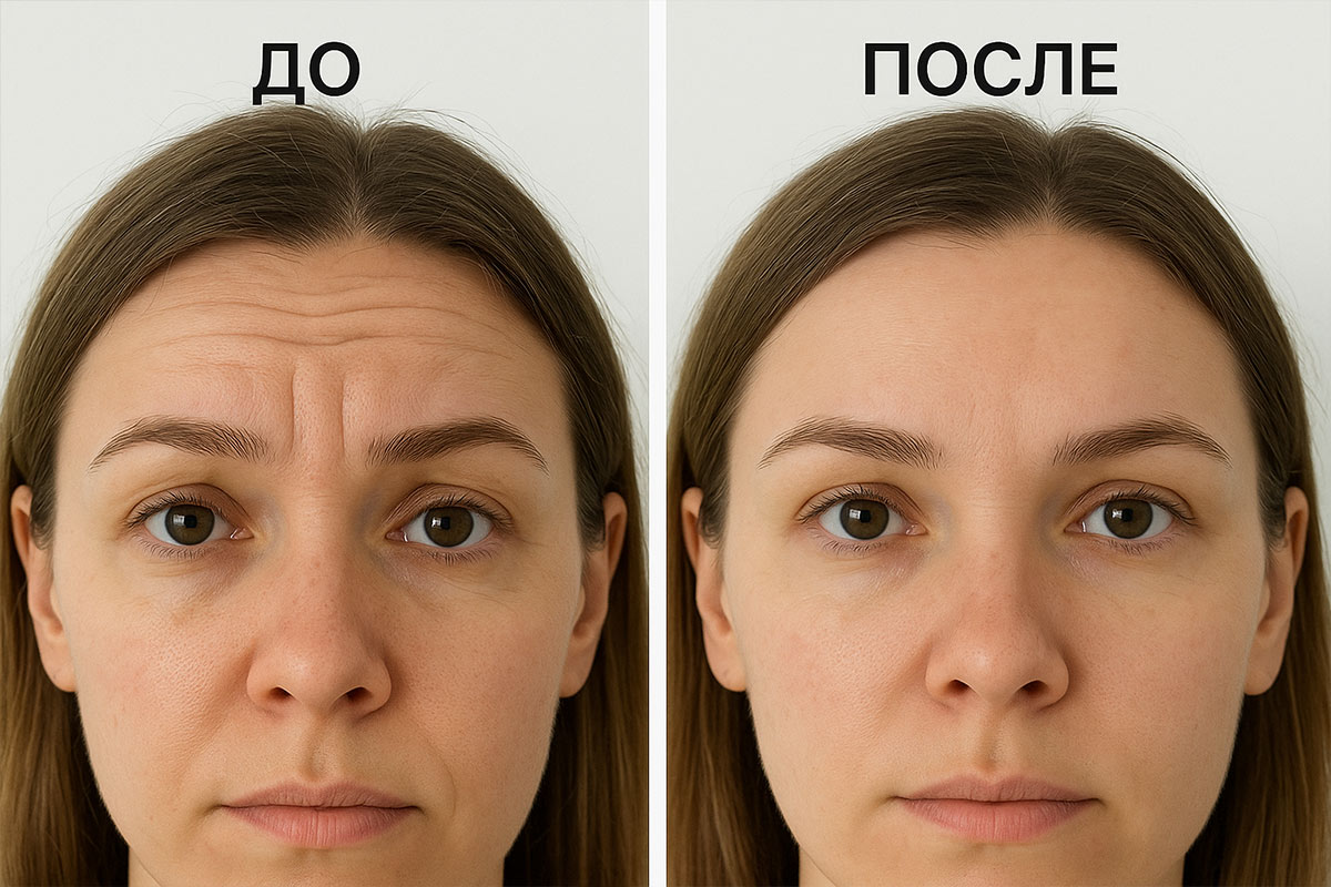Филлер или ботокс в лоб