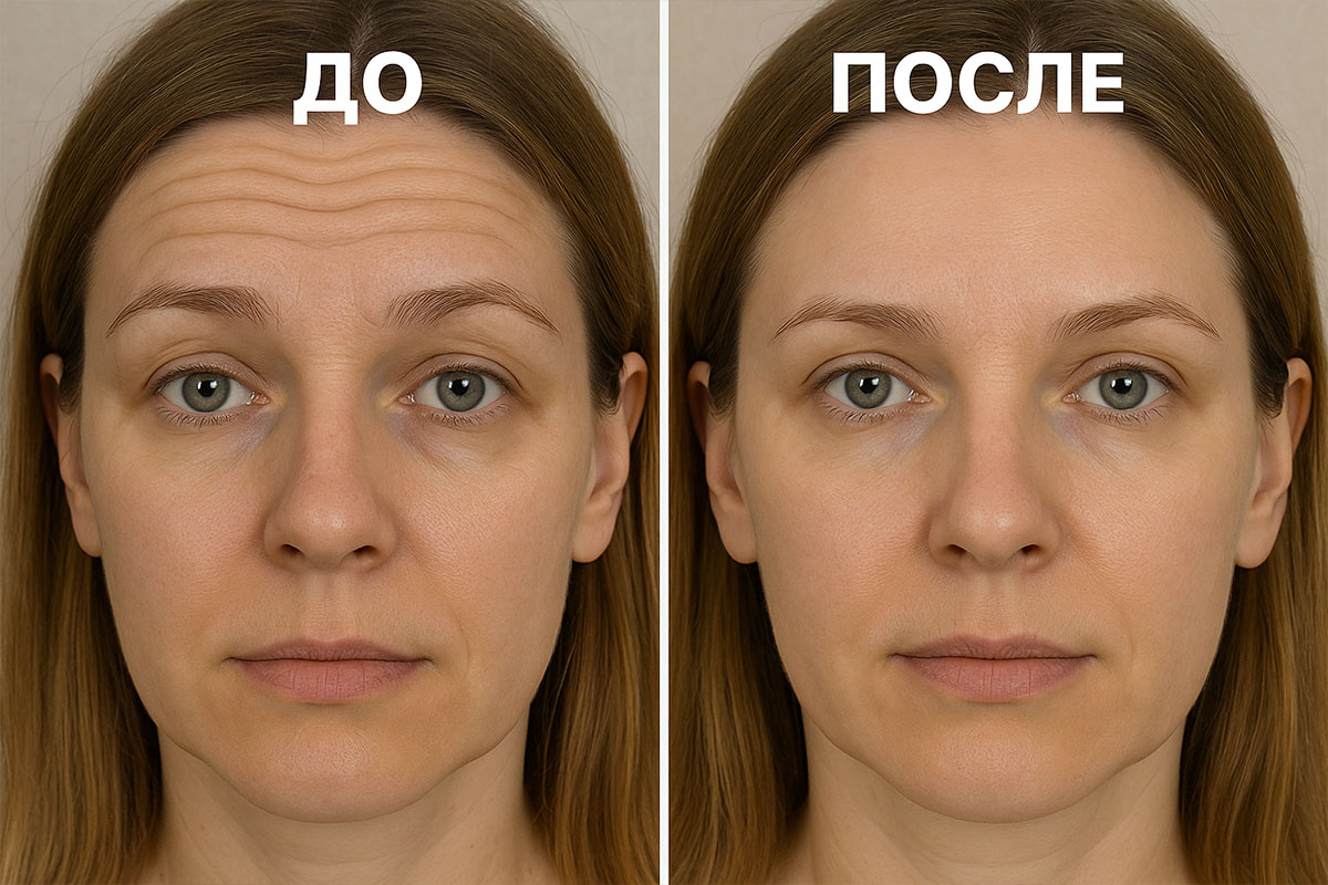 Филлер или ботокс в лоб