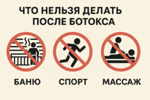 Какие процедуры нельзя делать после ботокса