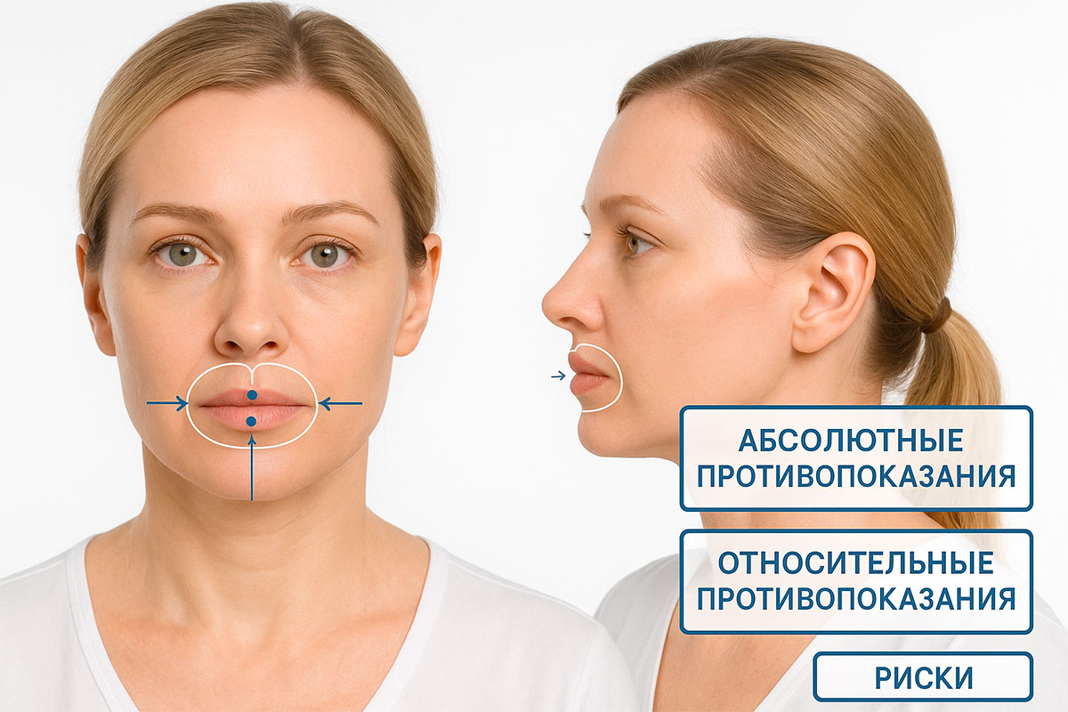 Ботокс для губ противопоказания
