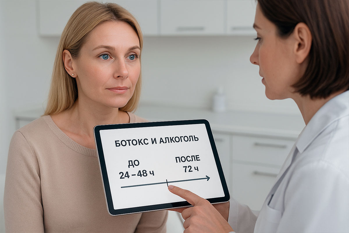 Botox и алкоголь