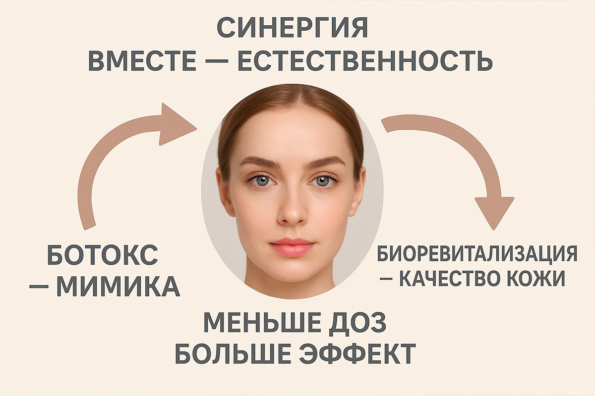 Botox и биоревитализация
