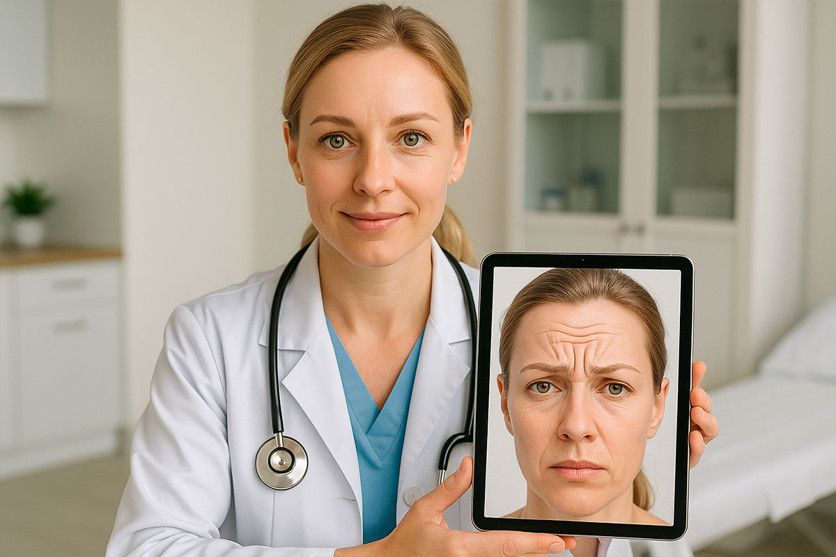 Botox в морщины лба