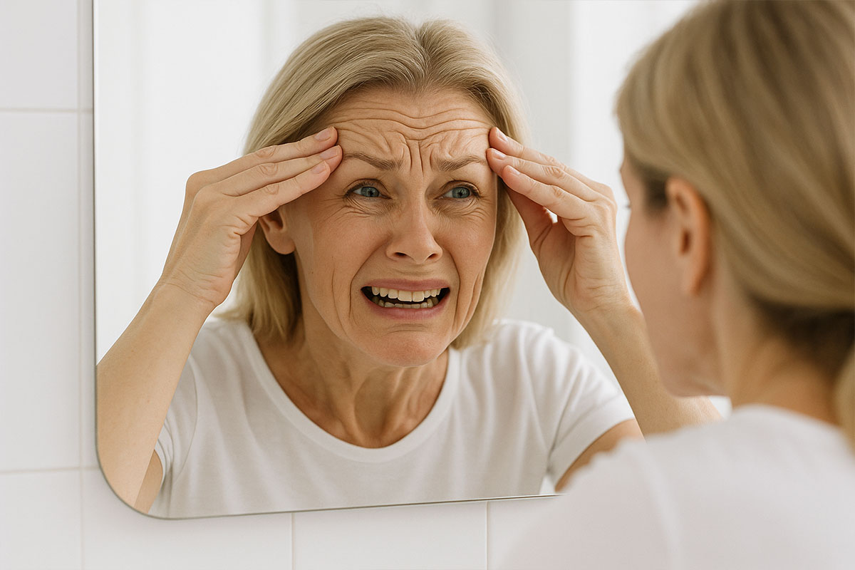 Гладкая кожа после Botox