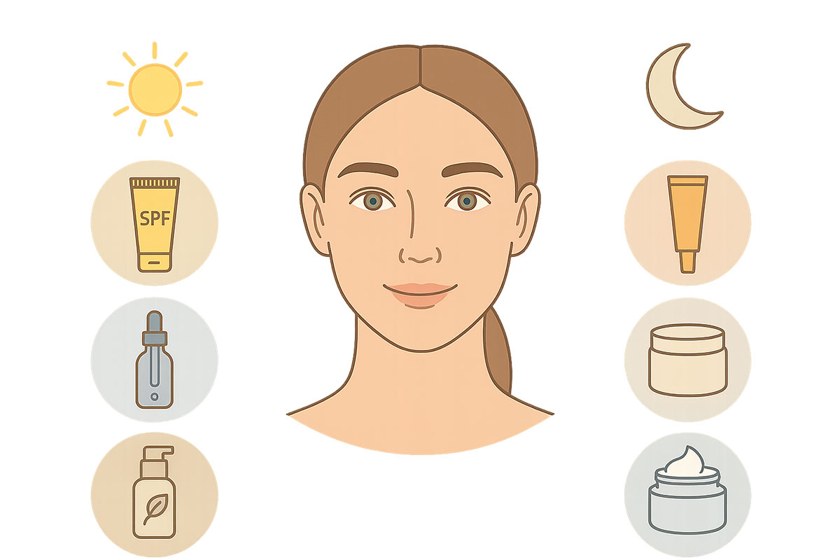 Гладкая кожа после Botox