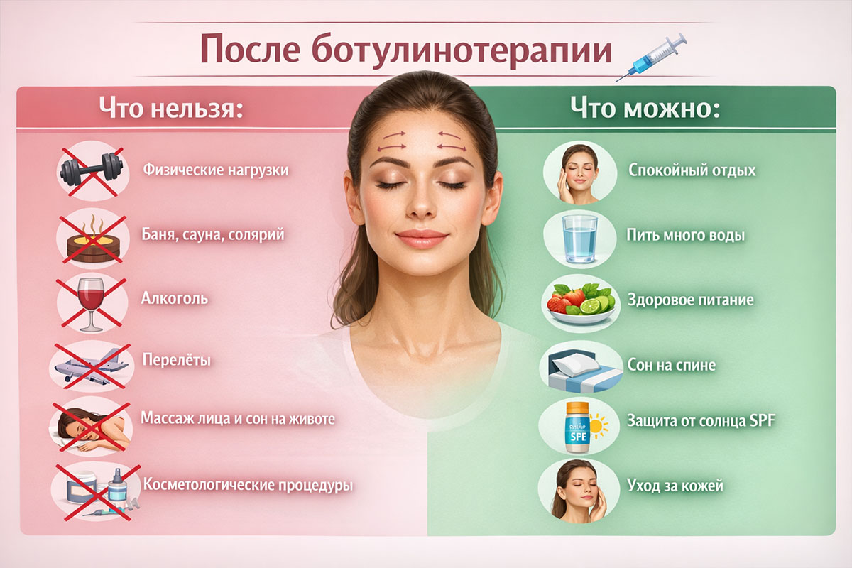 Что нельзя и что можно после процедуры
