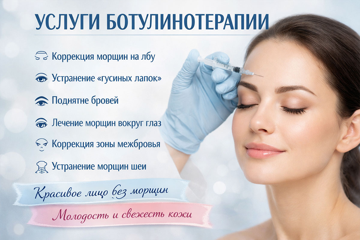 Услуги ботулинотерапии