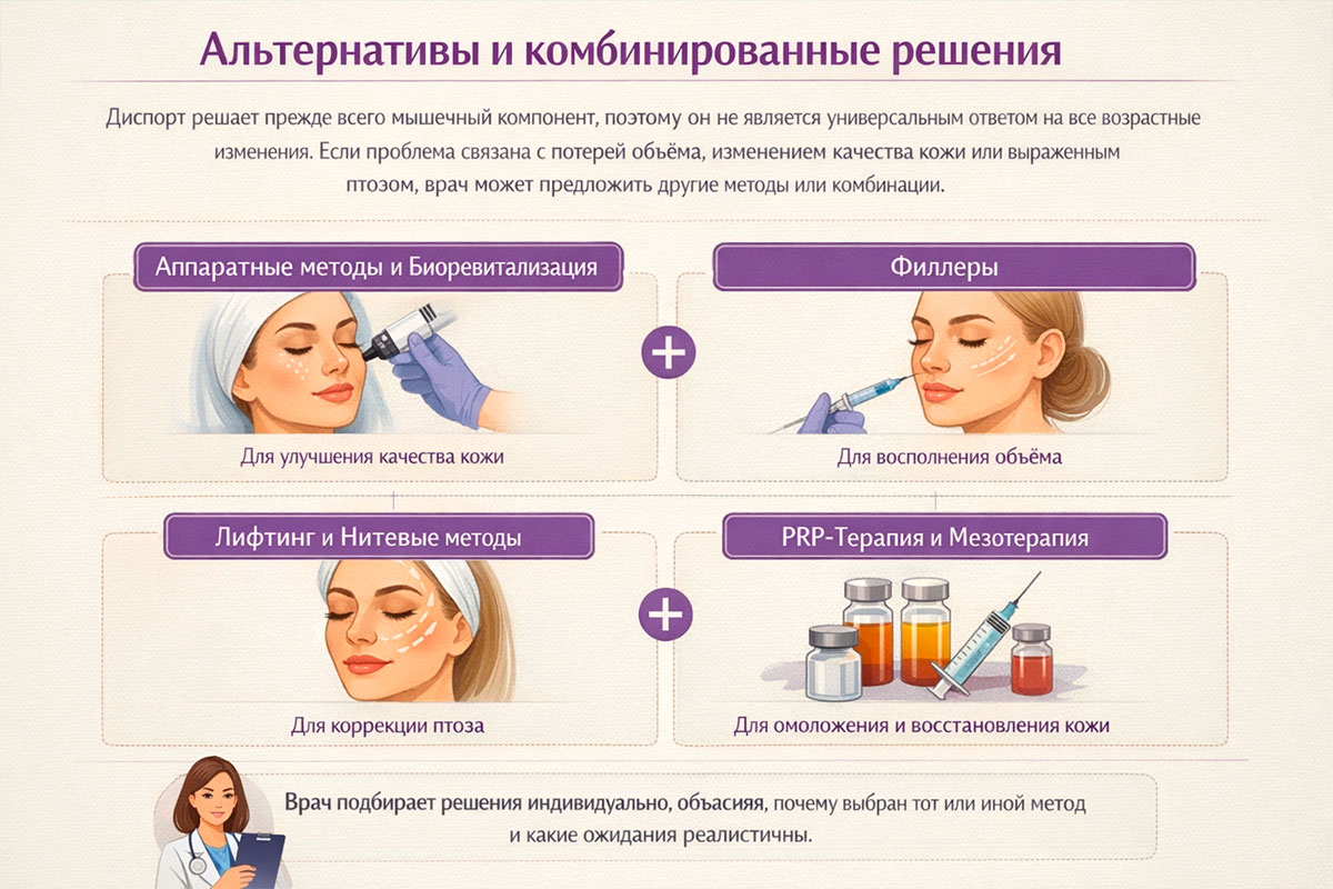 Альтернативы и комбинированные решения