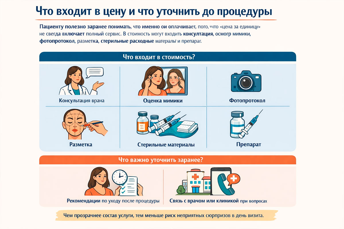 Что входит в цену