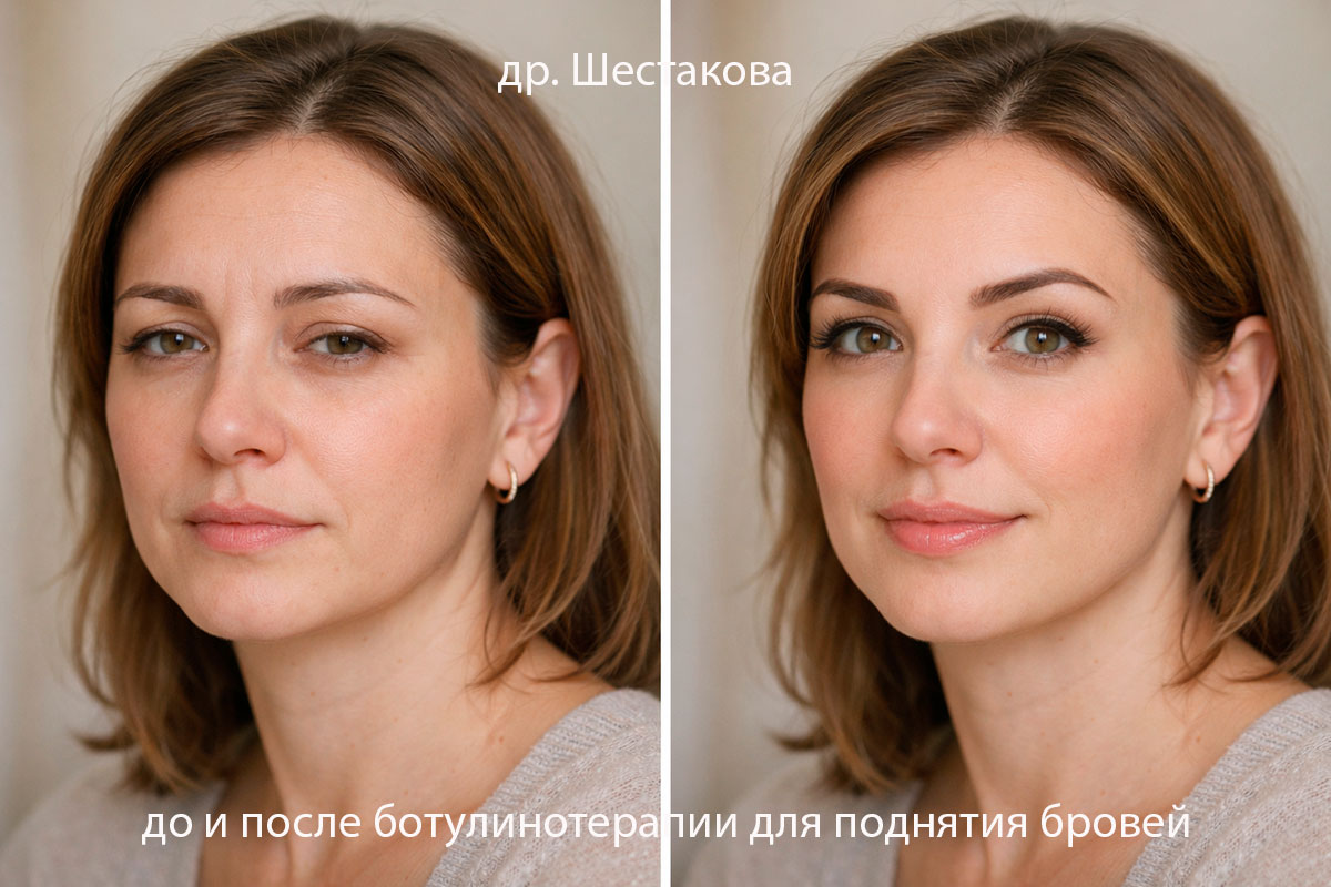 Поднятие бровей