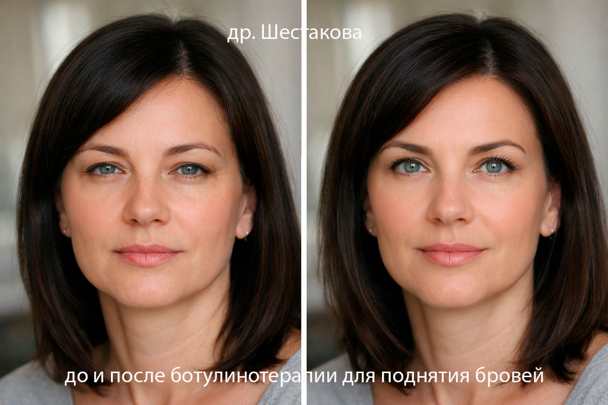 Поднятие бровей