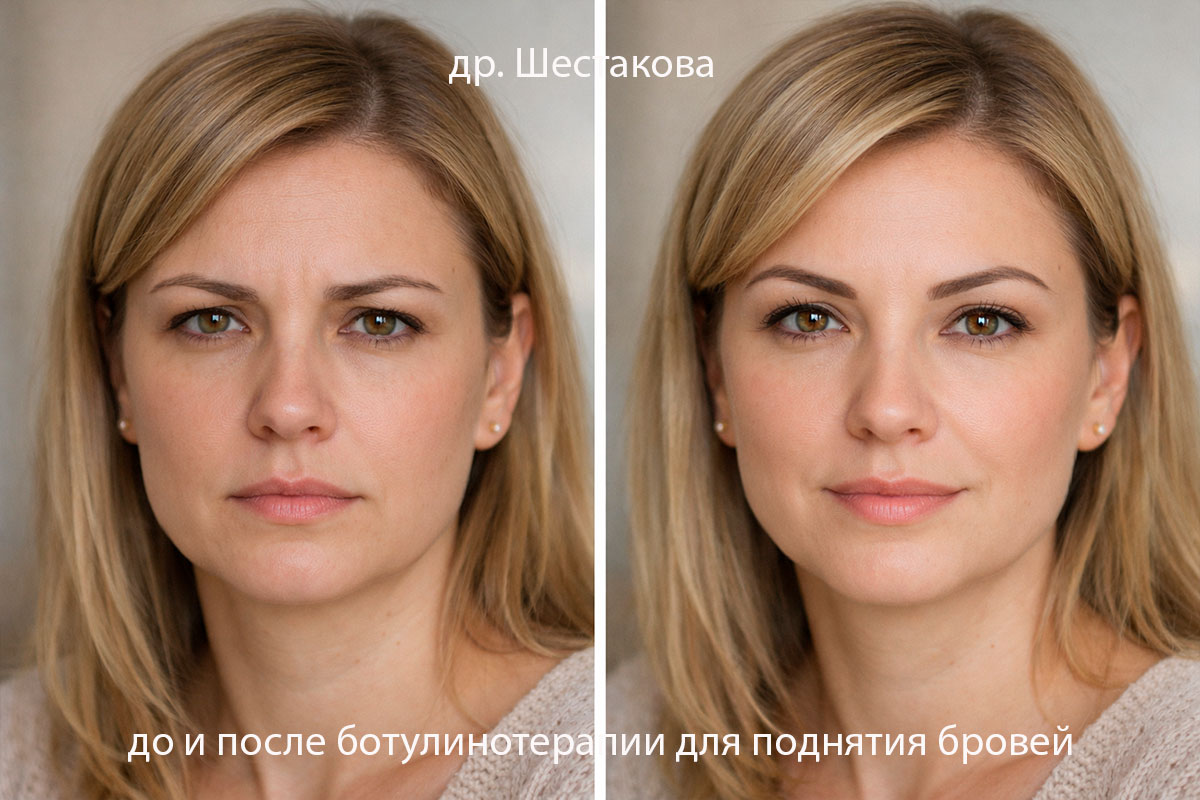 Поднятие бровей